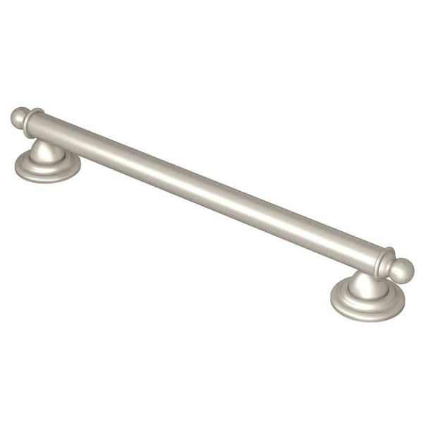 MOEN Home Care 12 in. x 1-1/4 in. Concealed Screw Grab Bar with SecureMount  and Curl Grip in Brushed Nickel R8712D3GBN - The Home Depot