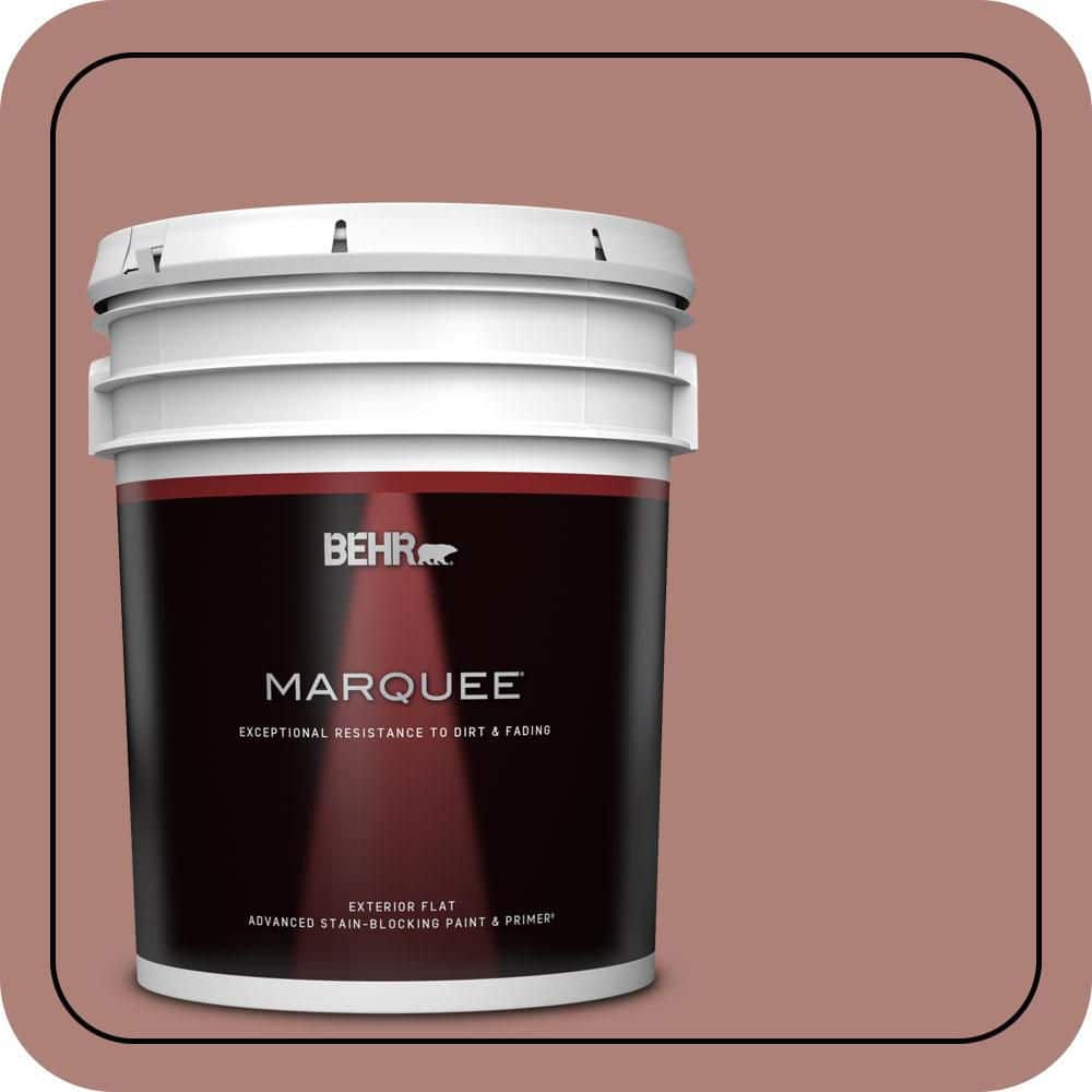 5 gal. #S170-5 Smoke Bush Rose Flat Exterior Paint & Primer price history on PriceWatchPro