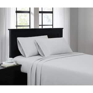 Everyday Microfiber Light Grey Full Sheet Set