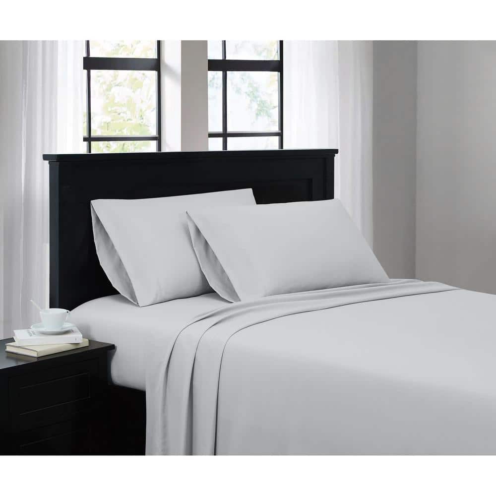 Truly Soft Everyday Microfiber Light Grey King Sheet Set SS1658LGKG