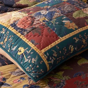 Riya Patchwork Quilted Cotton Sham