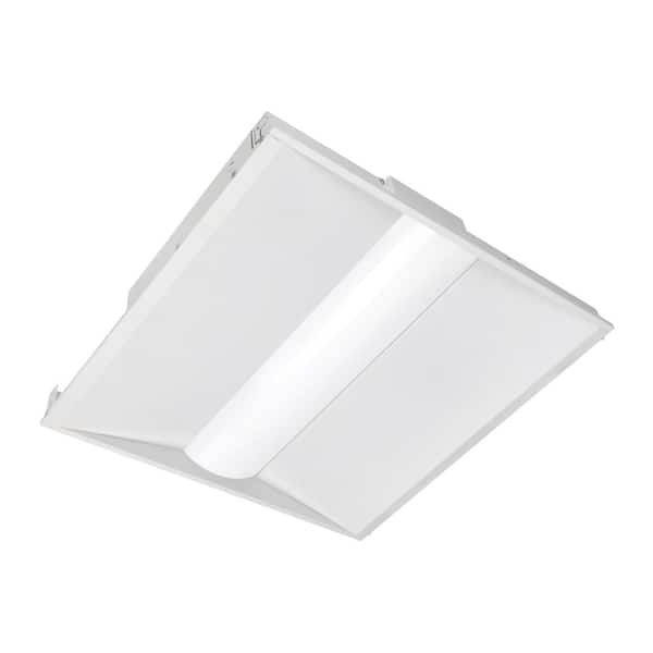 2 ft. x 2 ft. Boost Center Basket Integrated LED White Troffer Light 3500K 4000K 5000K 29W / 24W / 19W / 15W Dimmable