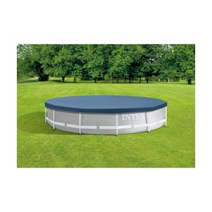 15 ft. Round Metal Frame Solar Leaf Pool Cover