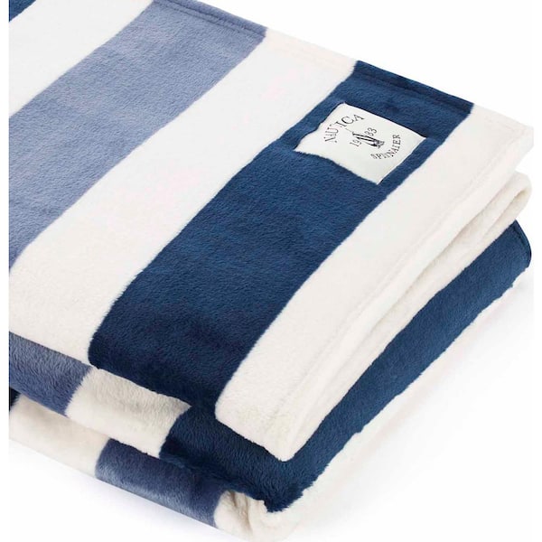 Awning Stripe Ultra Soft Plush Throw