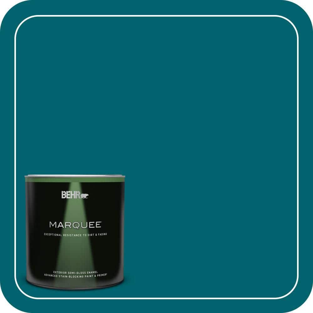 1 qt. #S-H-520 Peacock Tail Semi-Gloss Enamel Exterior Paint & Primer price history on PriceWatchPro