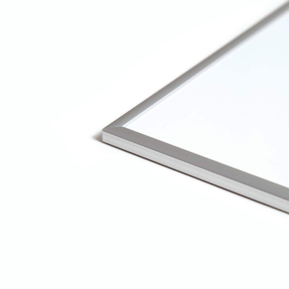 Silver Aluminum Frame Magnetic Dry Erase Whiteboard, 20" x 16"