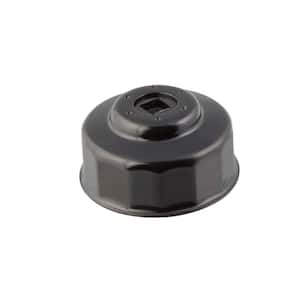 65 mm x 14 Flute Oil Filter Cap Wrench in Black