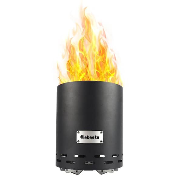 HOTEBIKE 10 in. H Smokeless Tabletop Fire Pit, Mini Tabletop