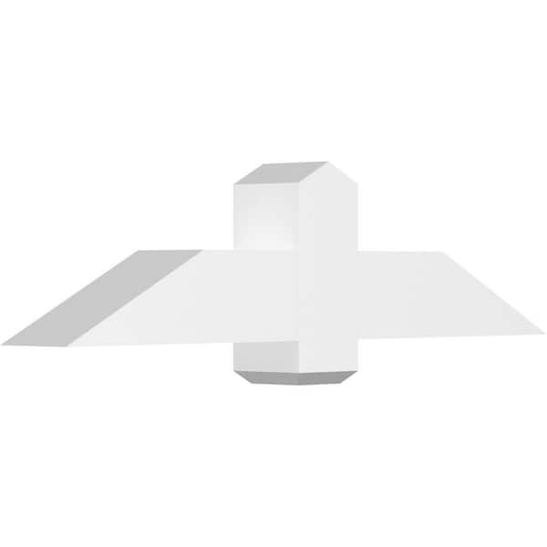 Ekena Millwork Eugene 48 in. W x 12 in. H x 6 in. D Signature Polyurethane Bracket