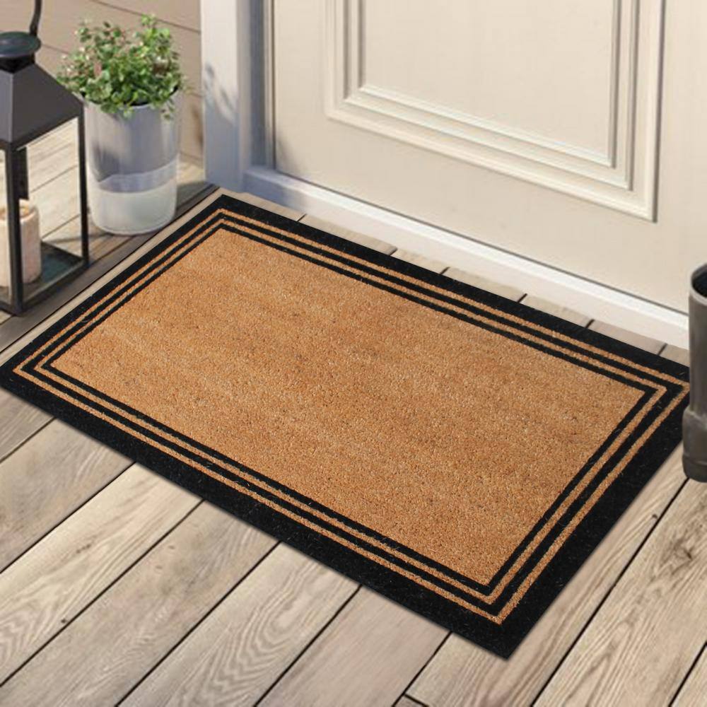 Personalized Classic Border Coir Outdoor Doormat, 18" x 30"