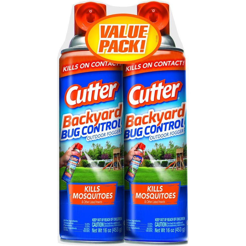 Cutter 16 oz. Backyard Bug Control Fogger (Twin Pack) HG-65704 