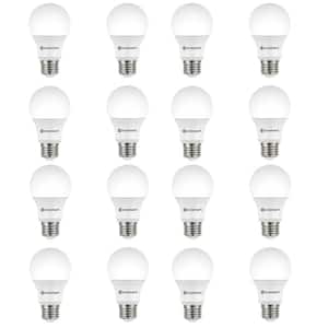 60-Watt Equivalent A19 Non-Dimmable CEC LED Light Bulb Soft White (16-Pack)