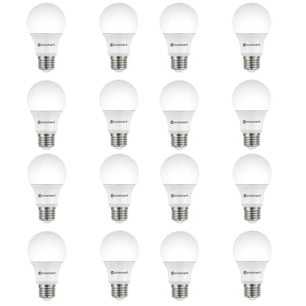 Unbranded 60-Watt Equivalent A19 Non-Dimmable CEC LED Light Bulb Soft White (16-Pack)