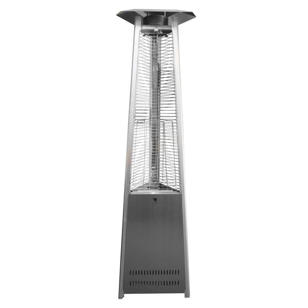 AZ Patio Heaters 38,000 BTU Commercial Stainless Steel Quartz Tube Propane Patio Heater HLDS01CGTSS