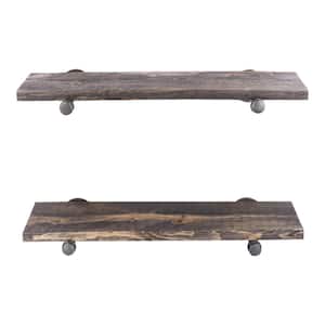 Wooden Shelf Brackets x 4 Ideal for 6.5" - 7.5" Shelves 