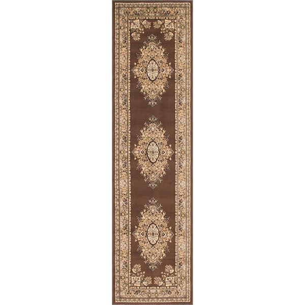 Reza Washington Brown 2' 7 x 10' 0 Runner Rug