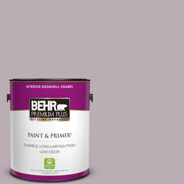 BEHR PREMIUM PLUS 1 gal. #670F-4 Silverberry Eggshell Enamel Low Odor Interior Paint & Primer