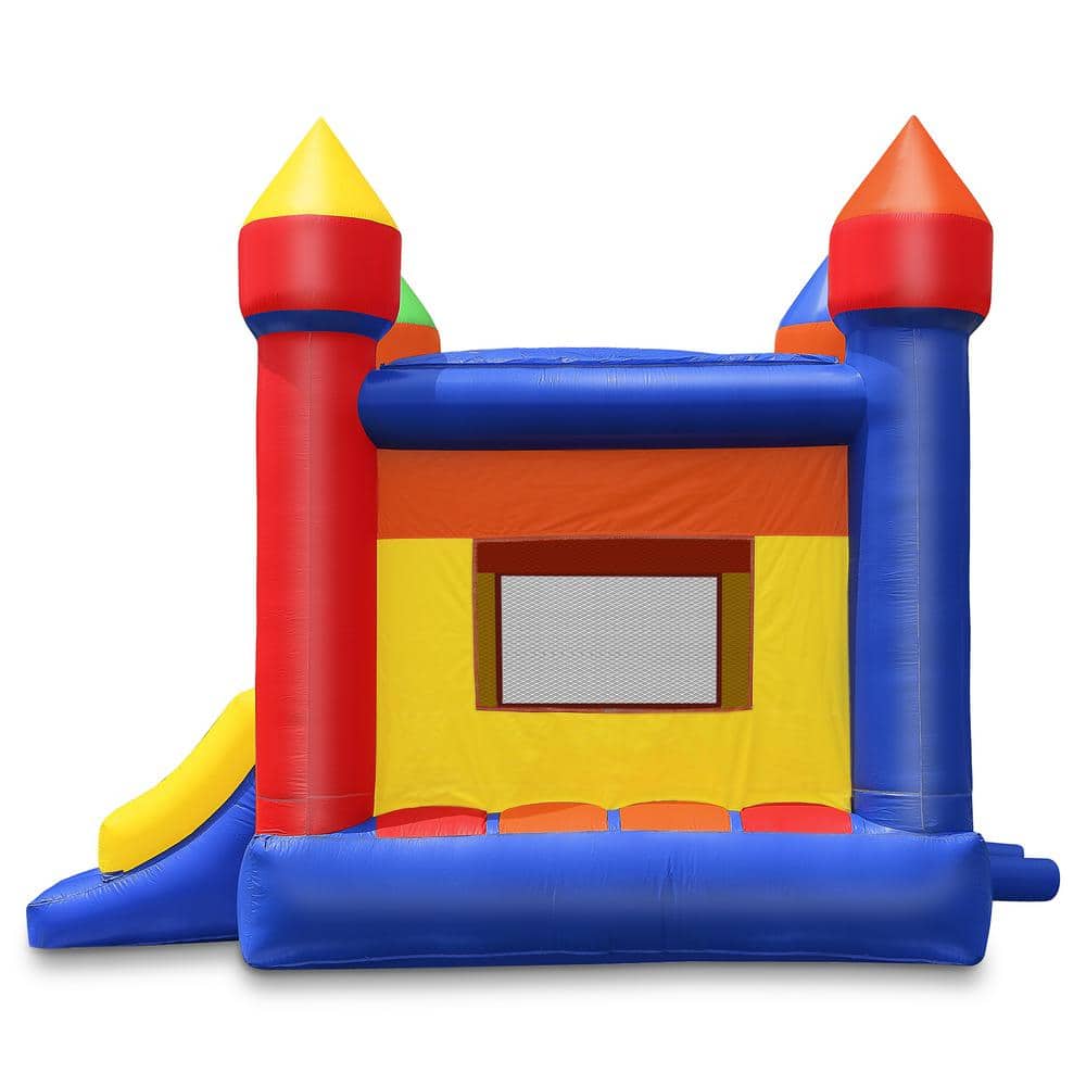 Commercial Grade Multicolor Castle Bounce House with Slide