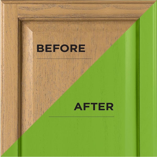 1 qt. Satin Apple Green Interior Cabinet Paint Kit