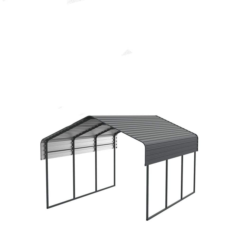 10 ft. x 15 ft. Metal Carport with Enhanced Base and Galvanized Steel Roof, Heavy Duty Outdoor Garage Car Shelter price history on PriceWatchPro