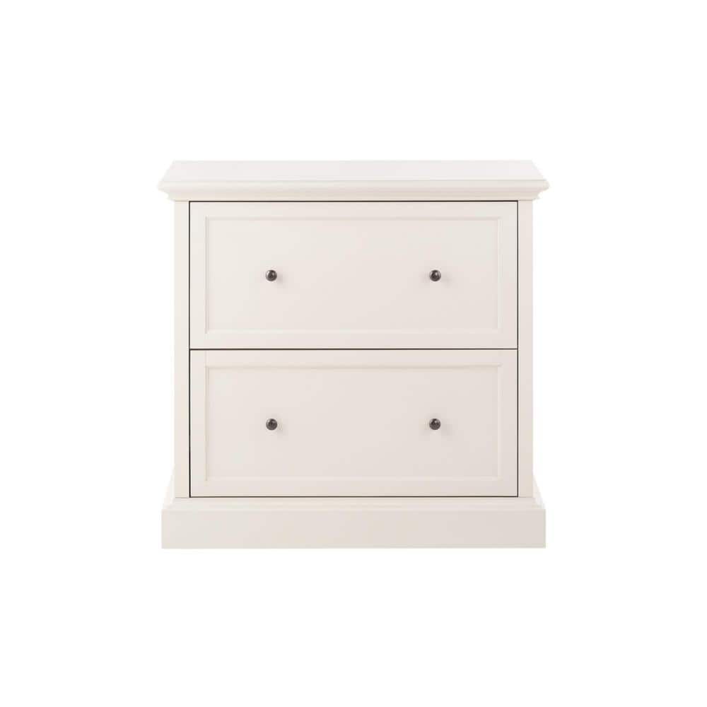 Home Decorators Collection Royce Polar Off-White 2-Drawer Wide File Cabinet, Beige -  SK19051Er1-PW