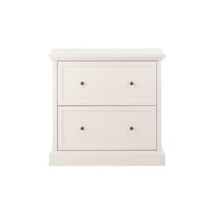Royce Polar Off-White 2-Drawer Wide File Cabinet