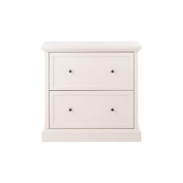 Home Decorators Collection Royce Polar Off-White 2-Drawer Wide File Cabinet