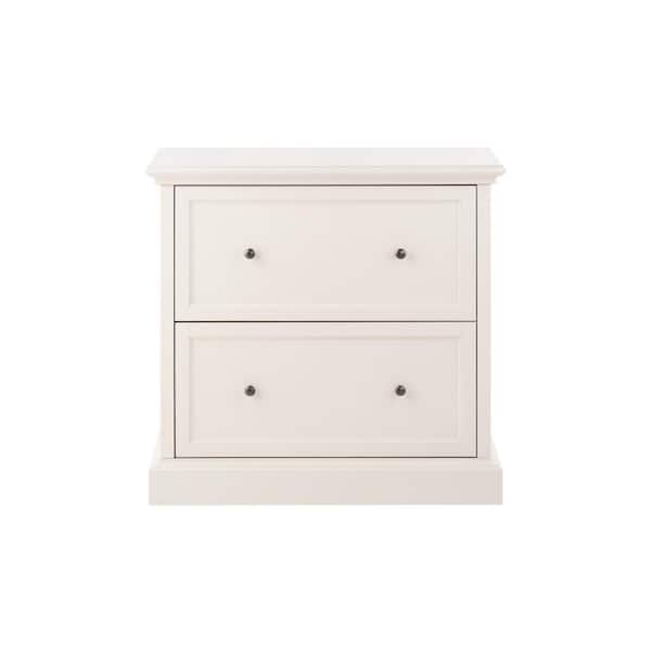 Royce Polar Off-White 2-Drawer Wide File Cabinet