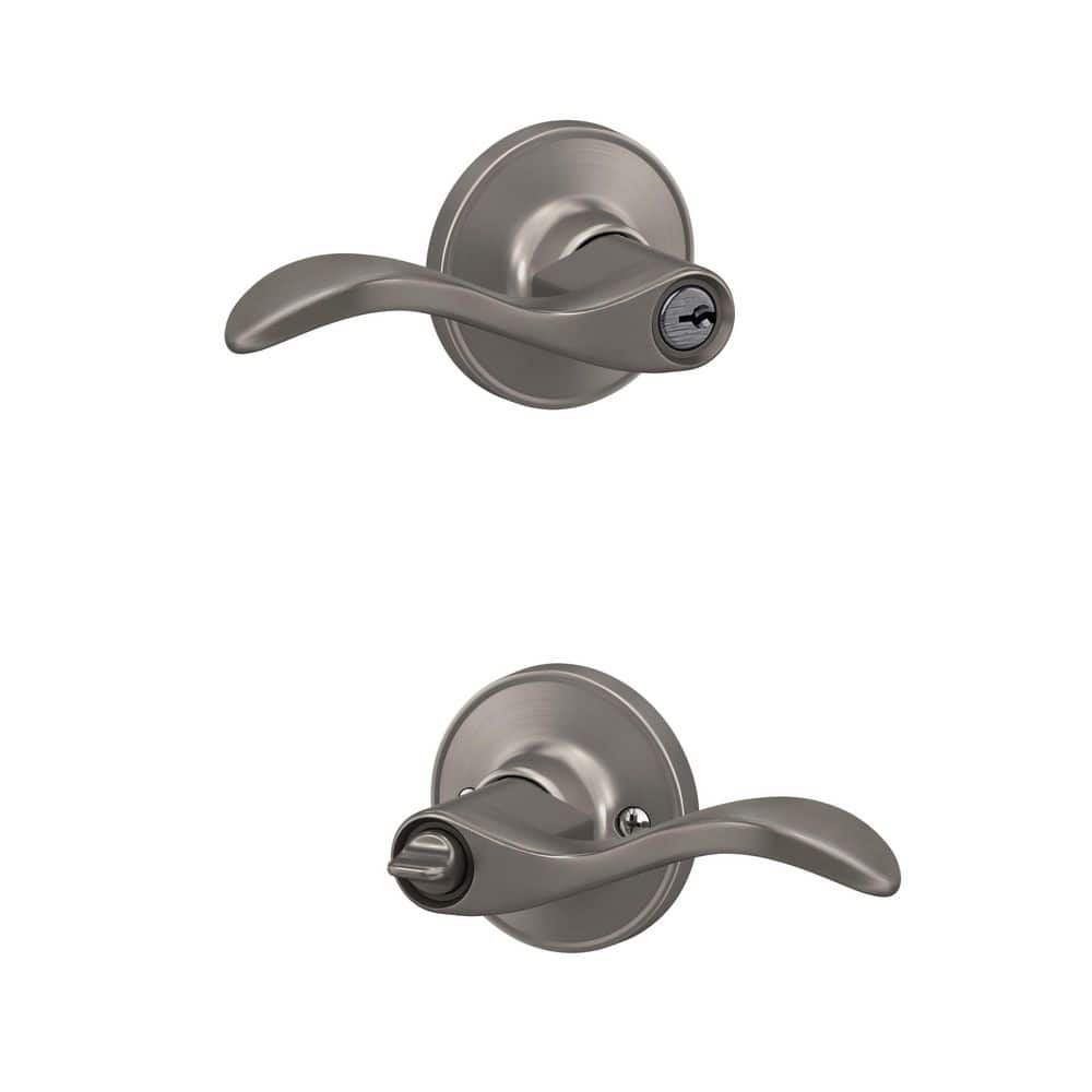 Kenley Satin Nickel Keyed Entry Door Handle price history on PriceWatchPro