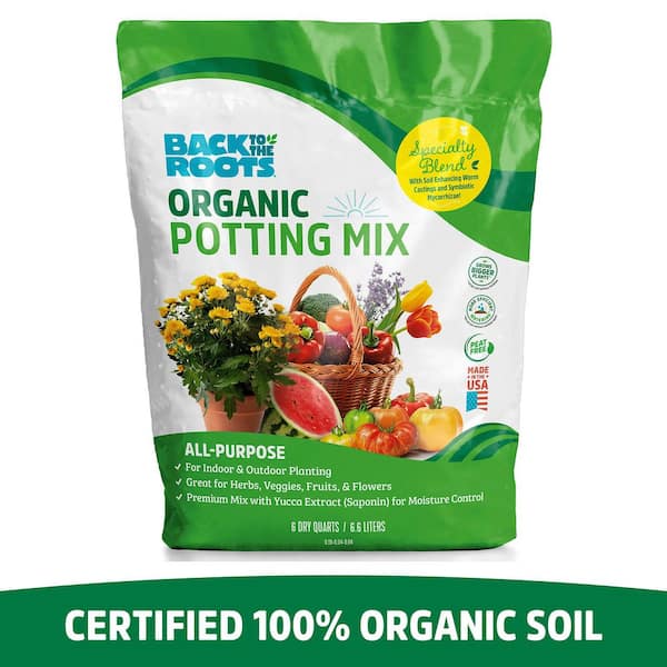 6 qt. Organic All Purpose Potting Mix Soil