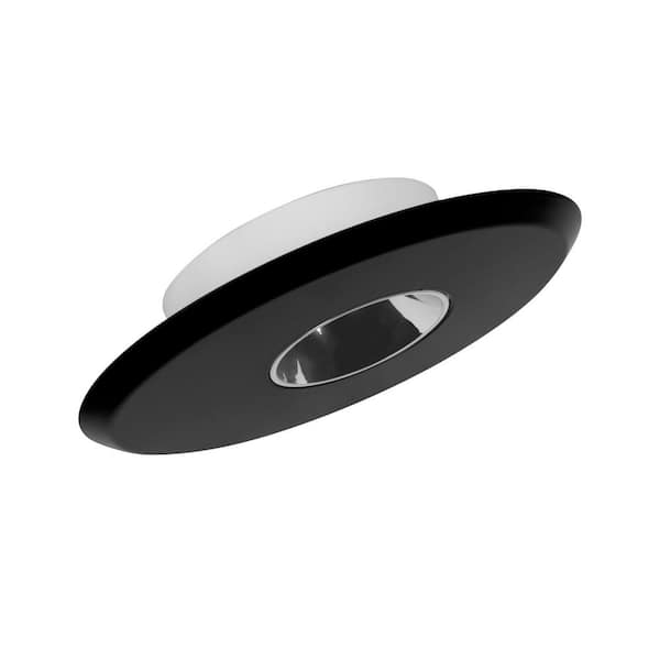 NICOR DLF SureFit(v4) 5 in. 10-Watt White Wall Wash Selectable Integrated LED Recessed Light Trim