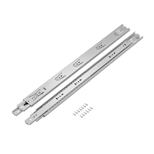 22 in. (550 mm) Stainless Steel Full Extension Side Mount Ball Bearing Drawer Slides, 1-Pair (2-Pieces)