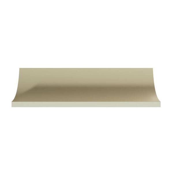 Ekena Millwork Cynthia 7 in. D x 9.25 in. W x 94.5 in. L Polyurethane Crown Moulding