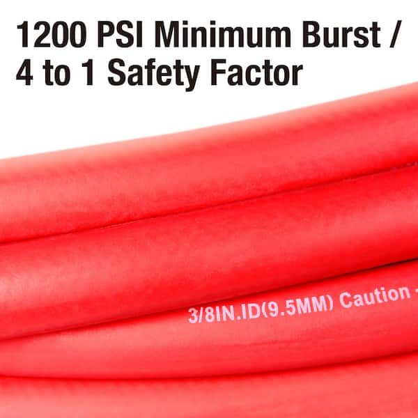 3/8 in. x 50 ft. Rubber Air Hose