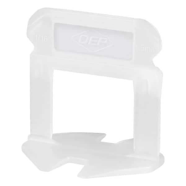 LASH XL White 1/16 in. W Plastic Clip Tile Leveling System (1,000-Pack)