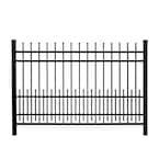 3/4 in. x 2 ft. x 6 ft. Black Aluminum Fence Puppy Guard Add-On Panel