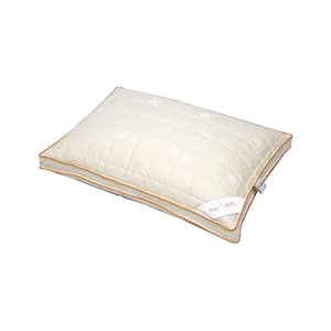 Luxury Natural Medium Wool King Pillow