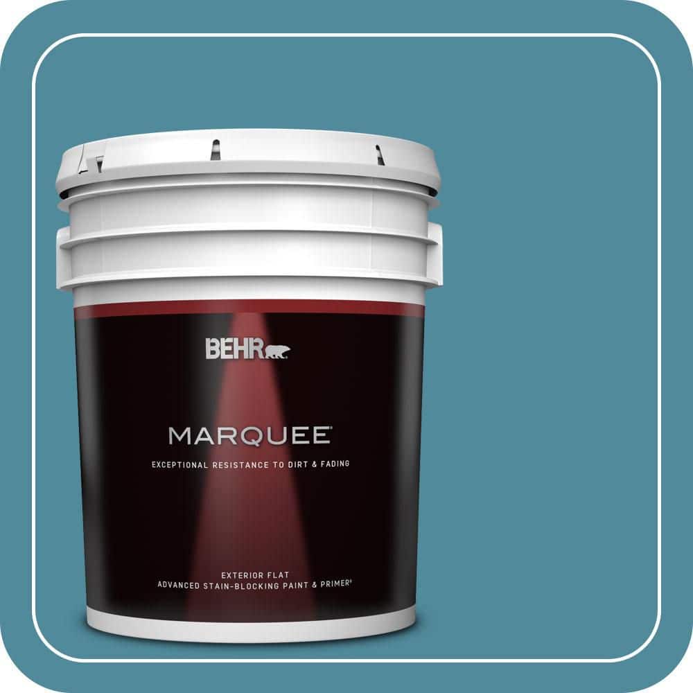 5 gal. #S460-5 Blue Square Flat Exterior Paint & Primer price history on PriceWatchPro