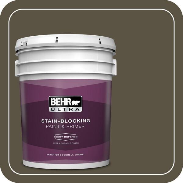 BEHR ULTRA 5 gal. #730D-7 Shadow Ridge Extra Durable Eggshell Enamel Interior Paint & Primer