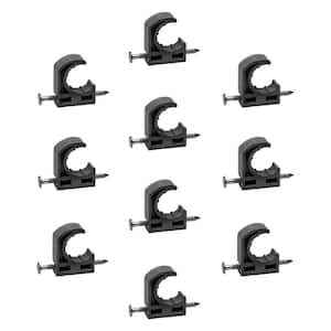 3/4 in. Half Pipe Clamp with Nail (10-Pack)