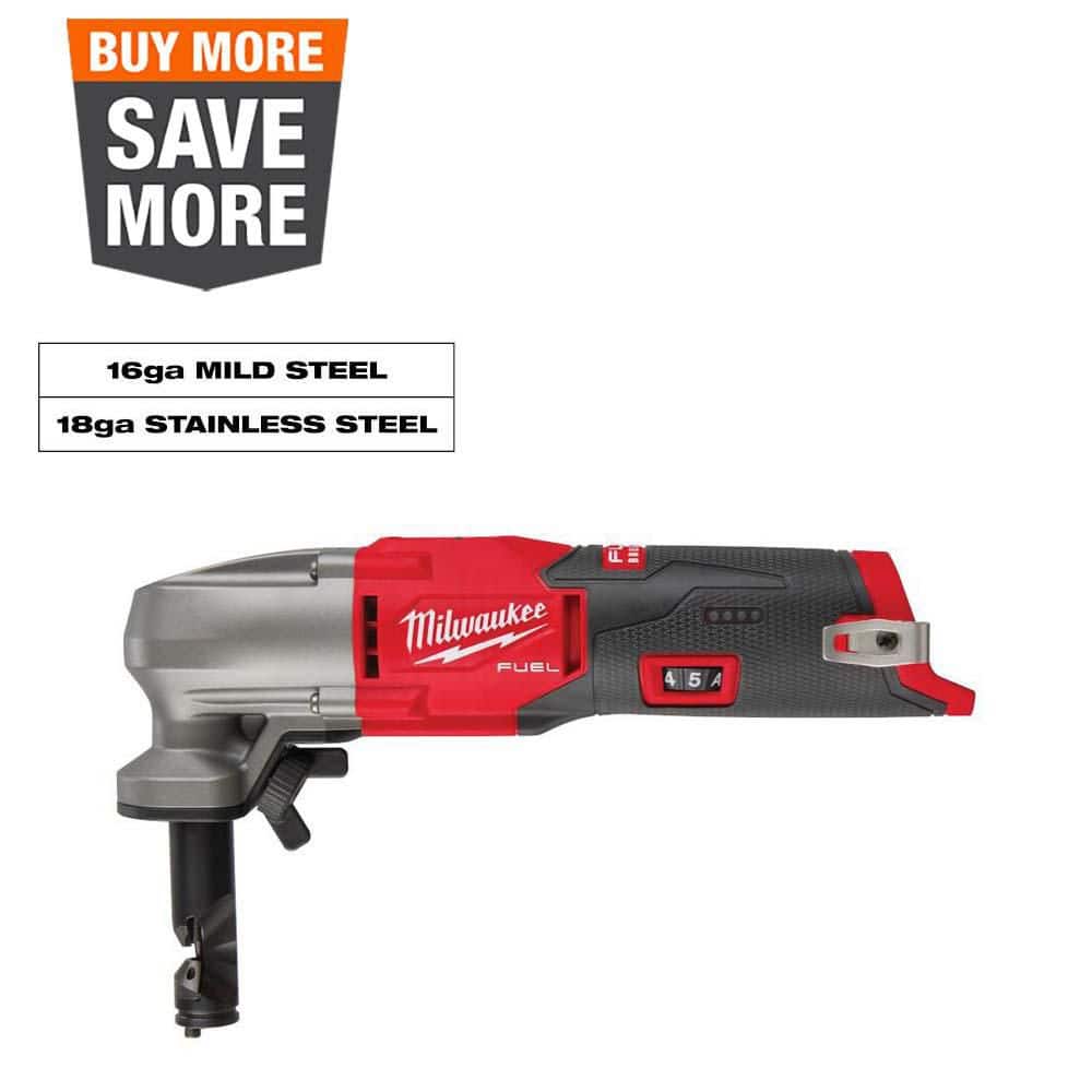 Milwaukee M12 FUEL 12-Volt Lithium-Ion Brushless Cordless 16-Gauge Variable Speed Nibbler (Tool-Only) 2476-20