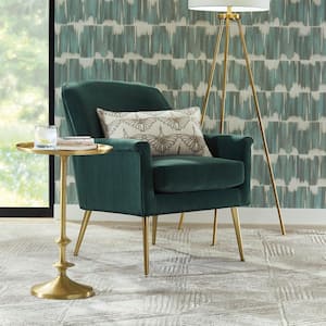 Bellkirk Round Gold Metal Accent Table (14.5 in. W x 22.25 in. H)