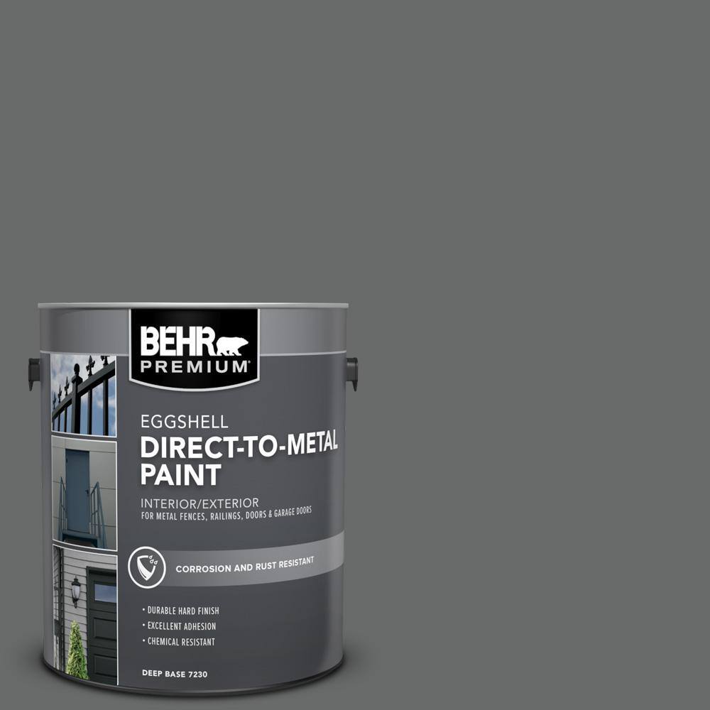 BEHR PREMIUM 1 gal. #PPU26-02 Imperial Gray Eggshell Direct to Metal ...