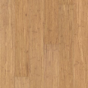 Strand Woven Savory Champagne 1/2'' T x 5'' W x 72-7/8'' L, T and G, Prefinished, Bamboo Flooring (20.7 sq. ft. /case)