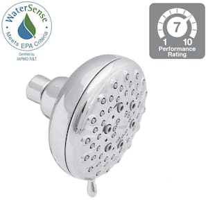 Banbury 5-Spray 4 in. Single Wall Mount Fixed Shower Head in Chrome