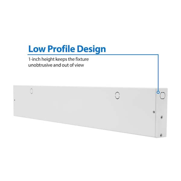 NUC-5 Series 21.5 in. White Selectable LED Under Cabinet Light