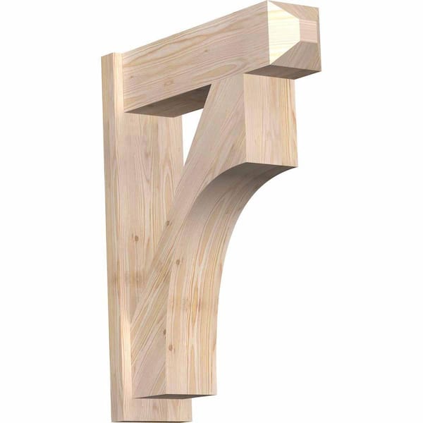 Ekena Millwork 8 in. x 34 in. x 26 in. Westlake Craftsman Smooth Douglas Fir Outlooker