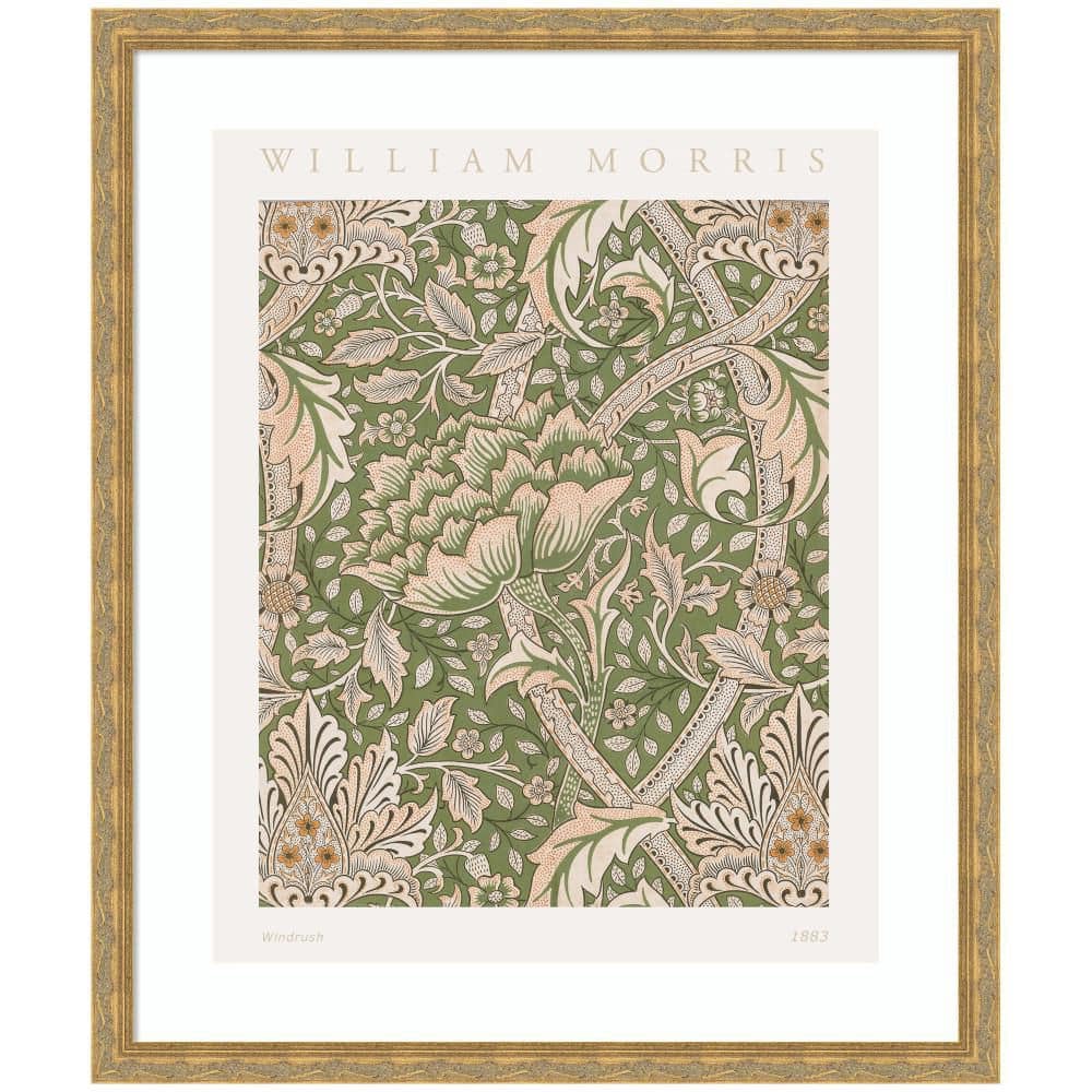 "Mila ""Poster William Morris Windrush 1883"" by The Art Institute of Chicago Abstract Framed Art Print 26 in. x 22 in." price history on PriceWatchPro
