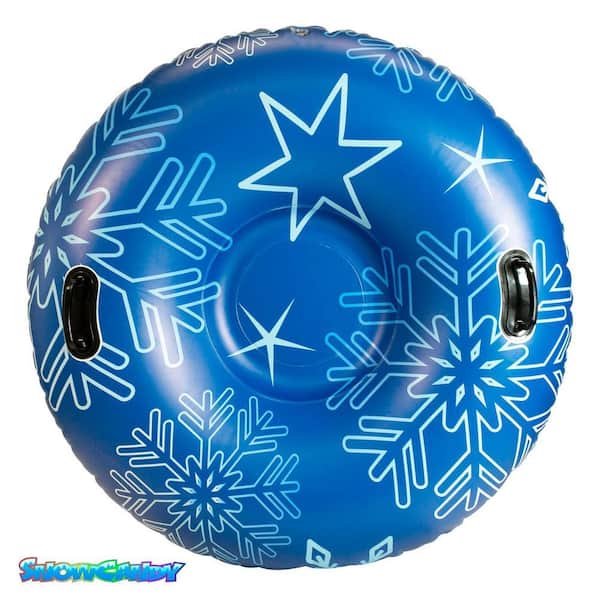 SnowCandy Heavy-Duty Inflatable Snow Tube
