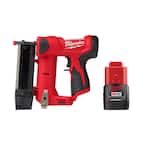 M12 12-Volt 23-Gauge Lithium-Ion Cordless Pin Nailer with  M12 2.0 Ah Battery